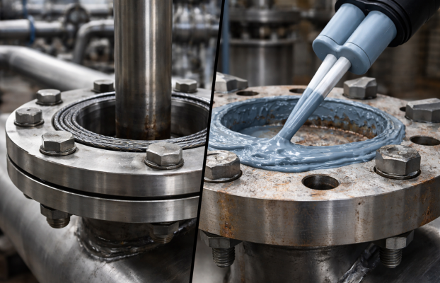 Comparison of Klevers Industrial Adhesive with Traditional Gaskets | Technical and Economic Analysis of Flange Sealing