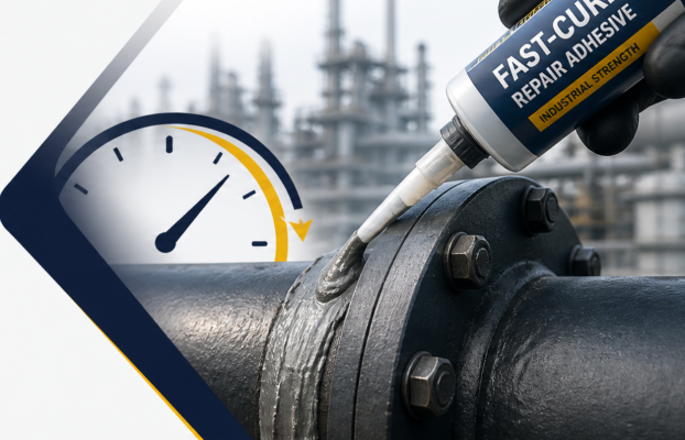 Reducing Production Line Downtime Using Fast-Curing Repair Adhesive